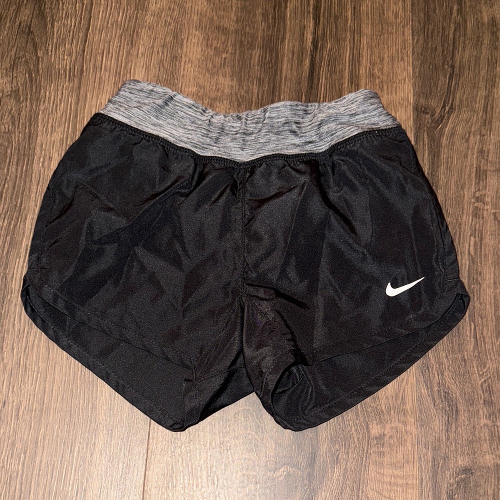 Nike kids Black and Gray Athletic Shorts